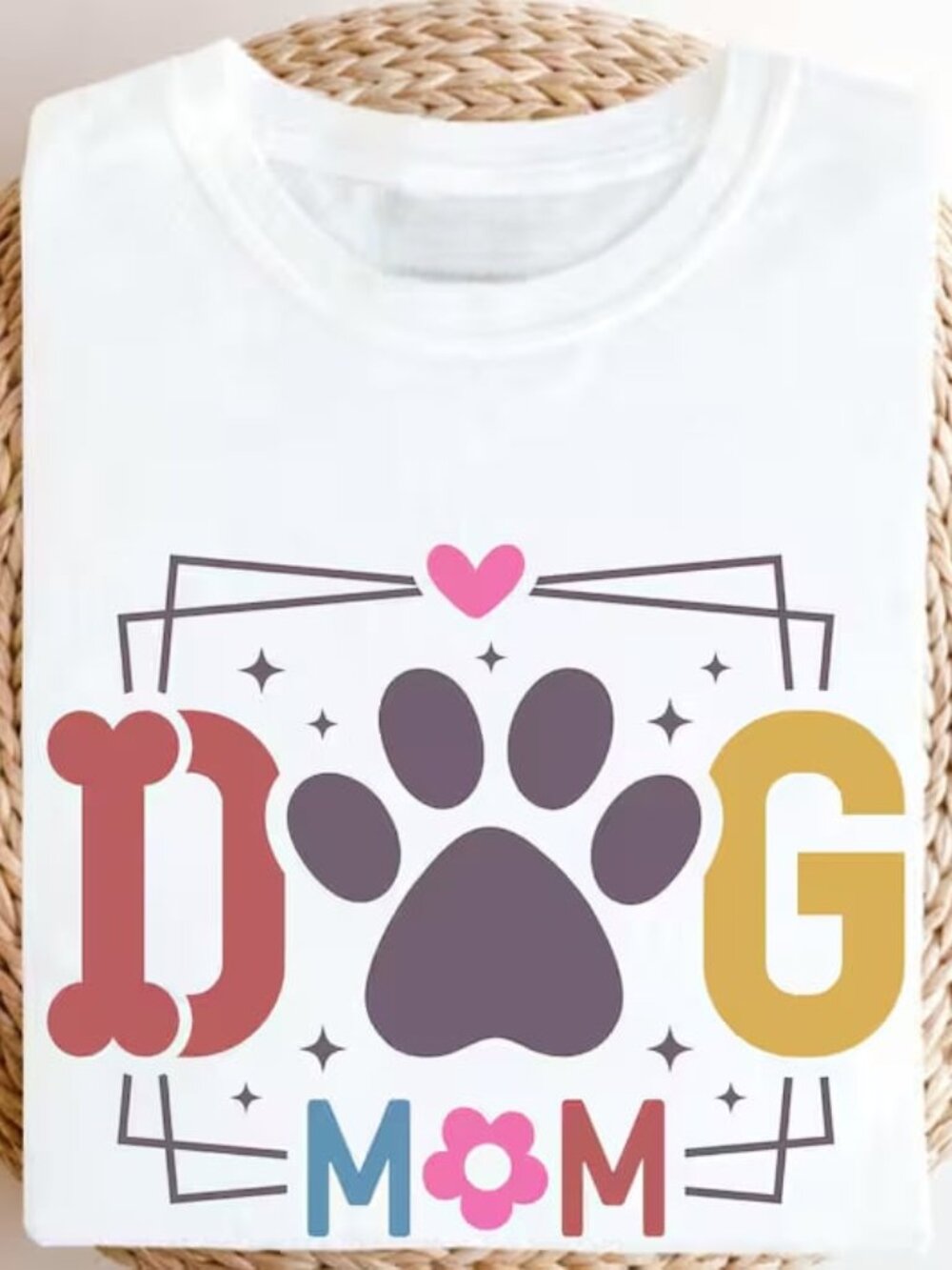 Dog Mom Shirt, Cute Dog Mom Gift, Paw T-shirt